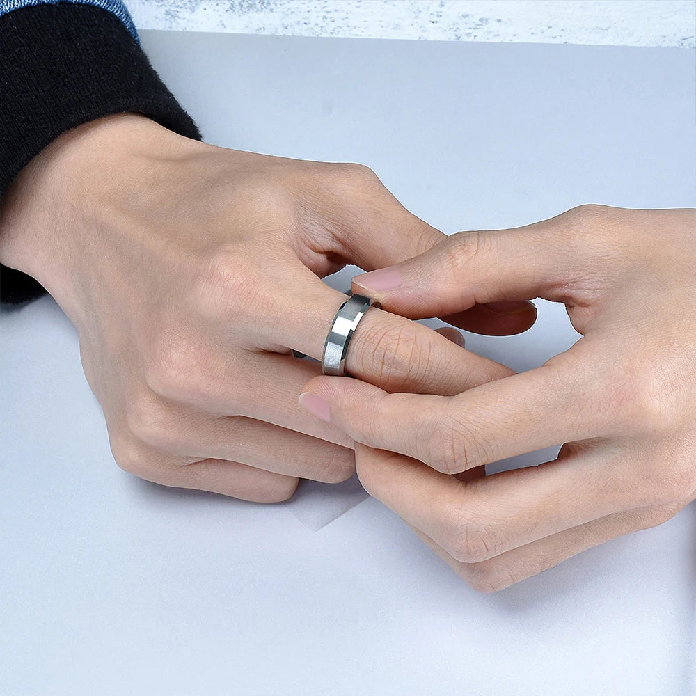 6mm Unisex Tungsten Band