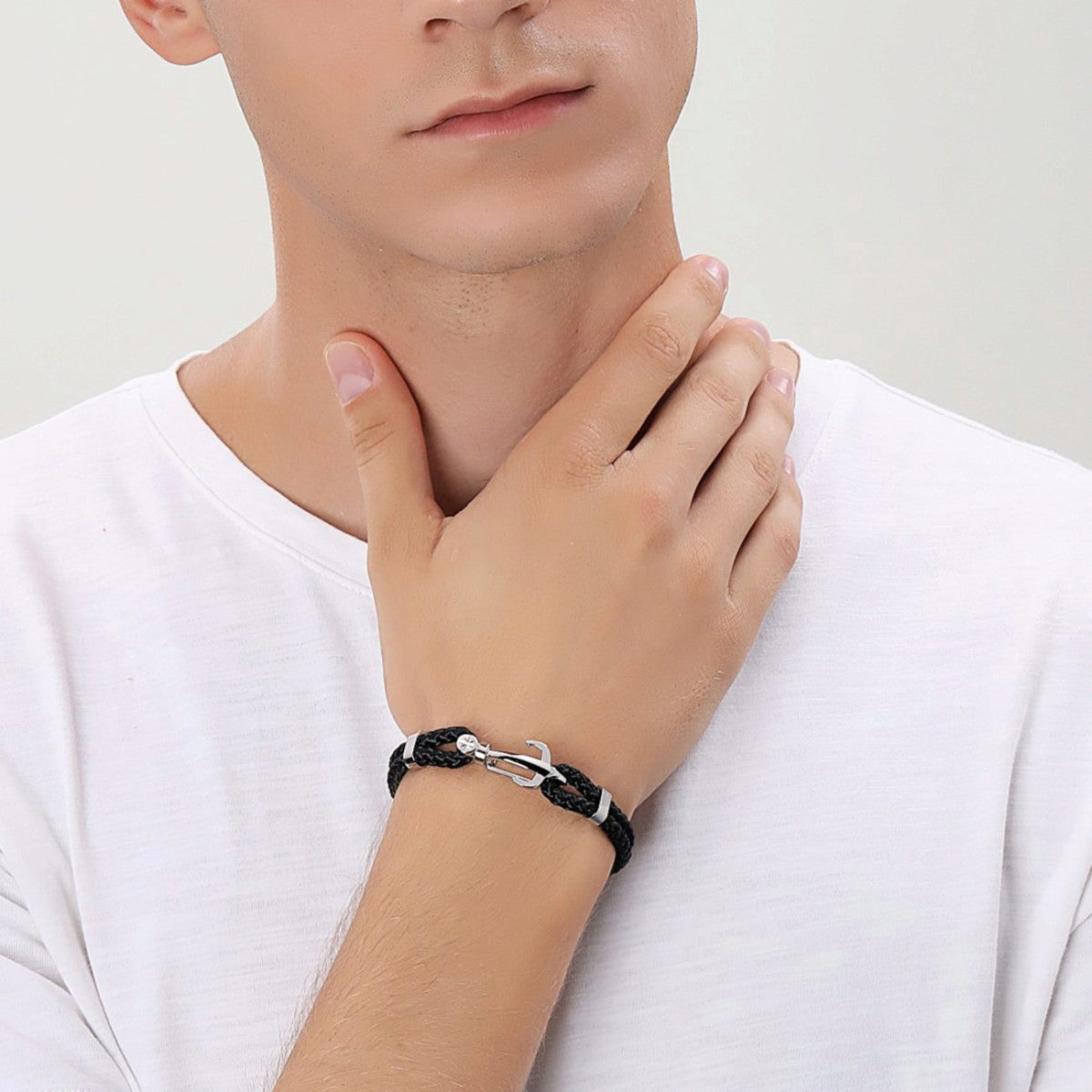 Anchor Stainless Steel Marine Bracelet