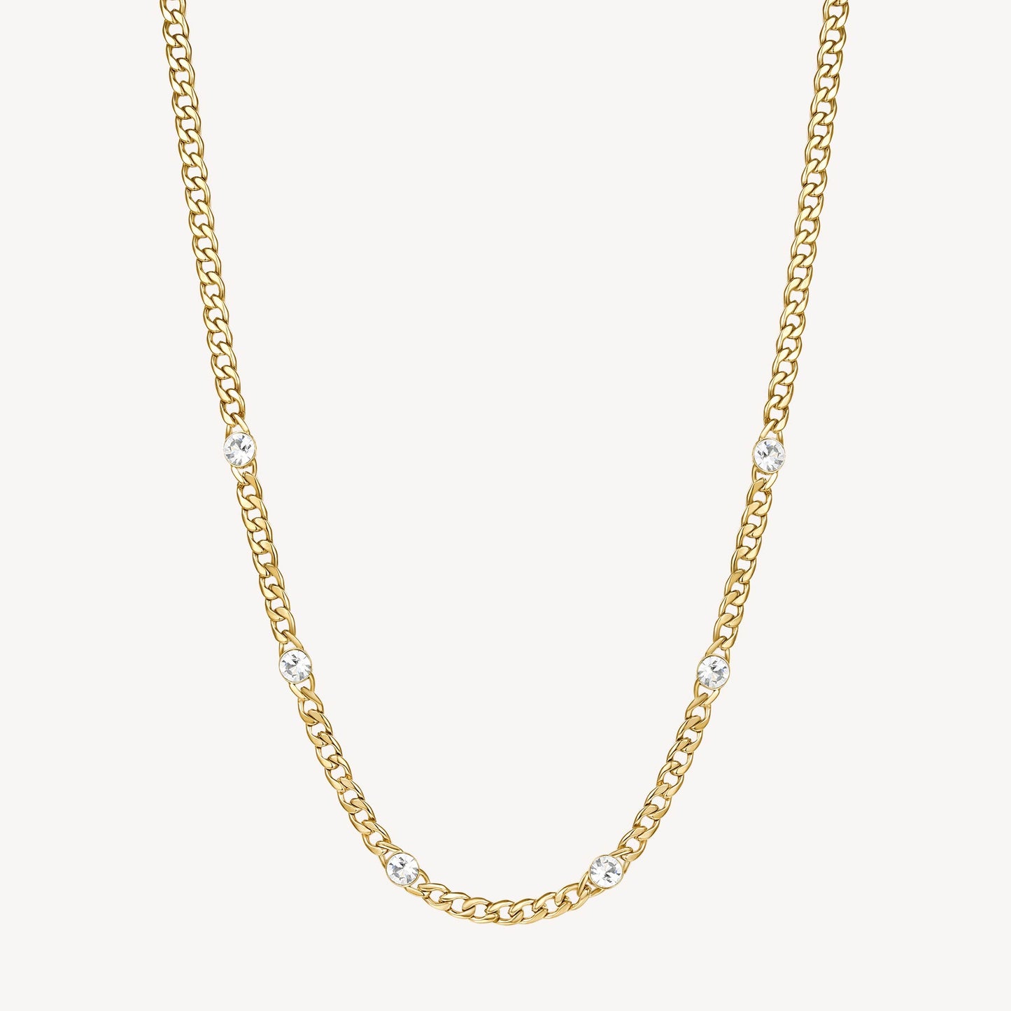 Unisex Gold Cuban Link Necklace