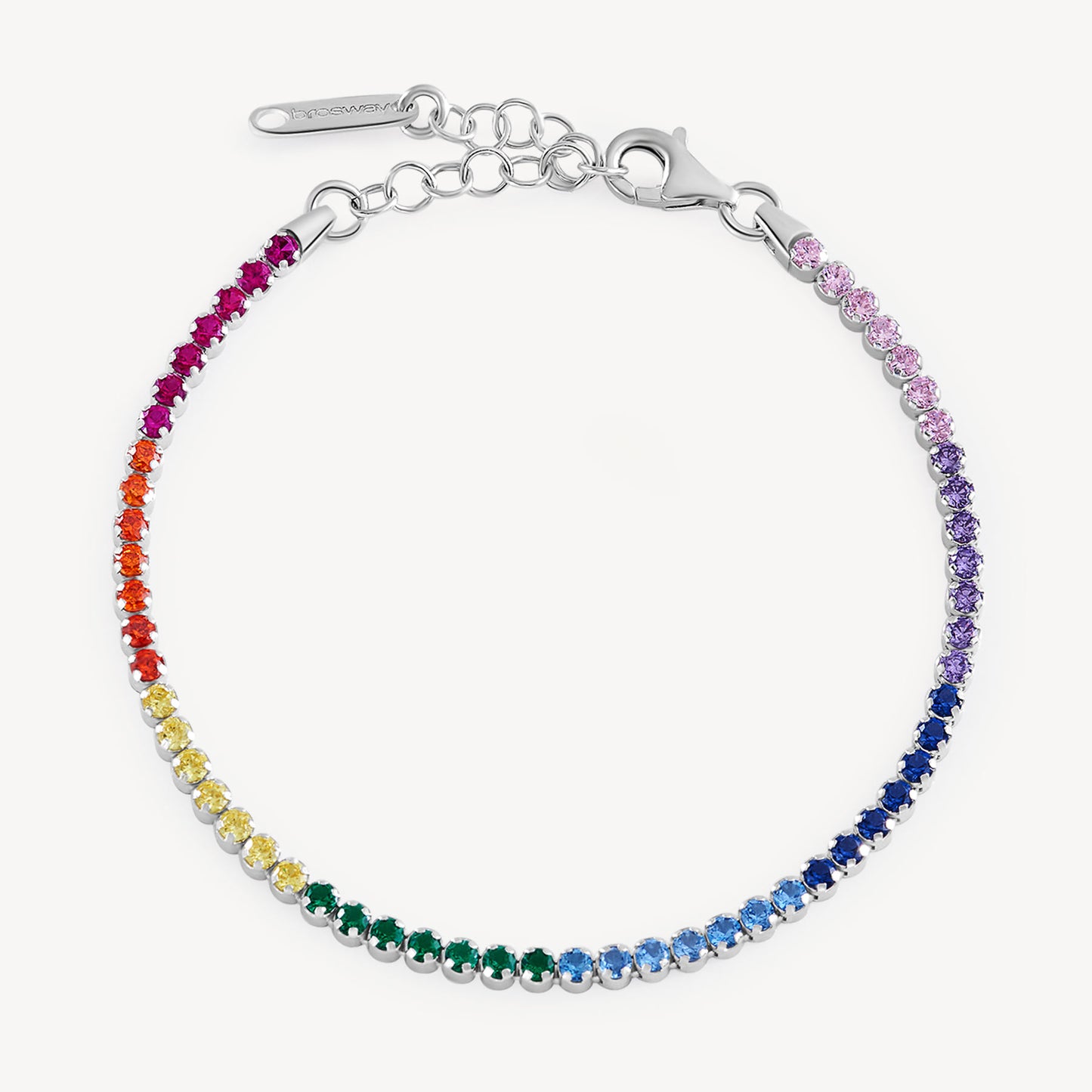 Women's Multicolored Tennis Bracelet