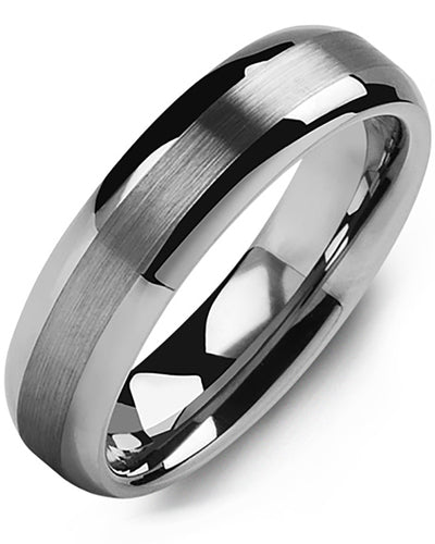 6mm Unisex Tungsten Band