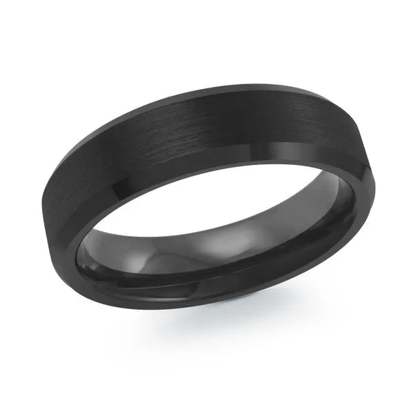 6mm Unisex Round Top Tungsten Band