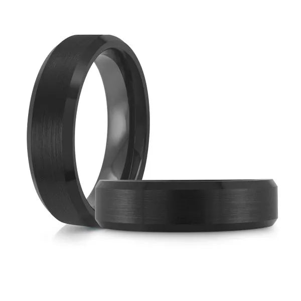 6mm Unisex Round Top Tungsten Band