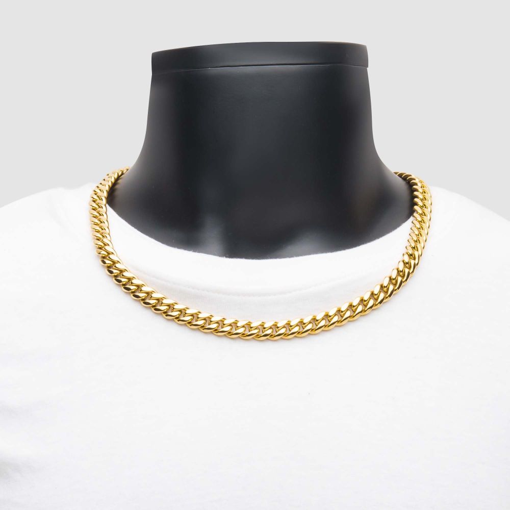 10mm Miami Cuban Stainless Steel Necklace