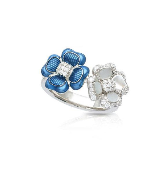 Belle Étoile Silver Ring - Clover Blooms Ring