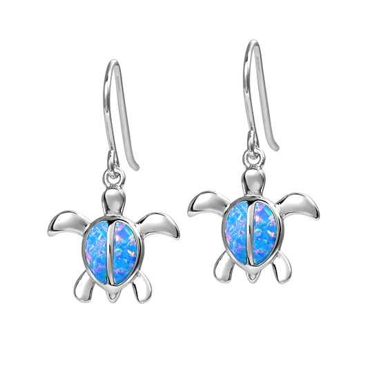 Silver 925 Opal Earrings