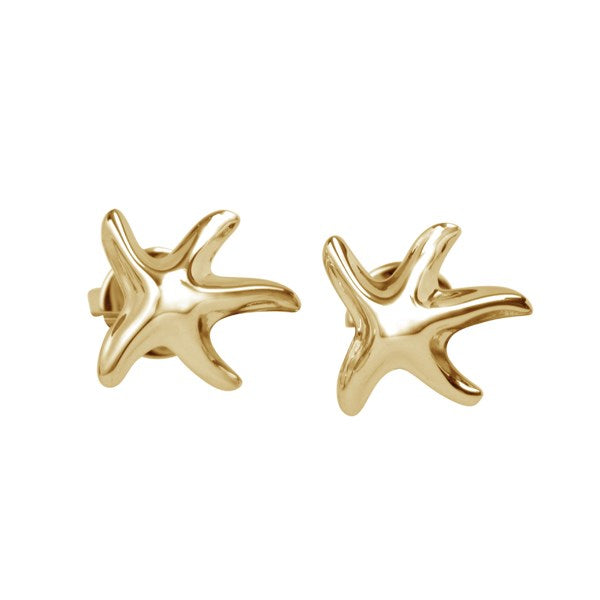 14K Starfish Earrings