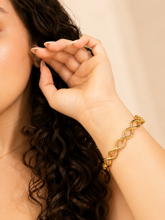 Stainless Steel Infinity Bracelet
