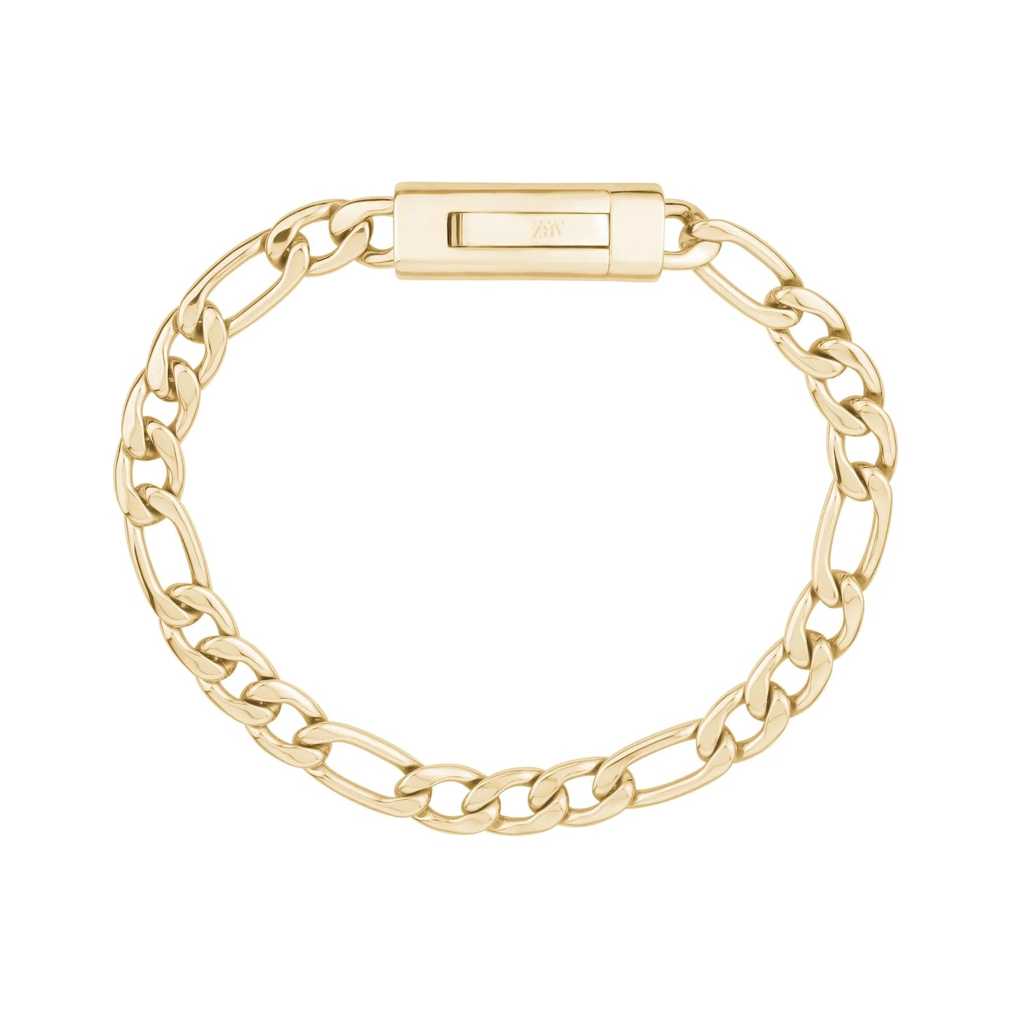 Steel Figaro Link Bracelet