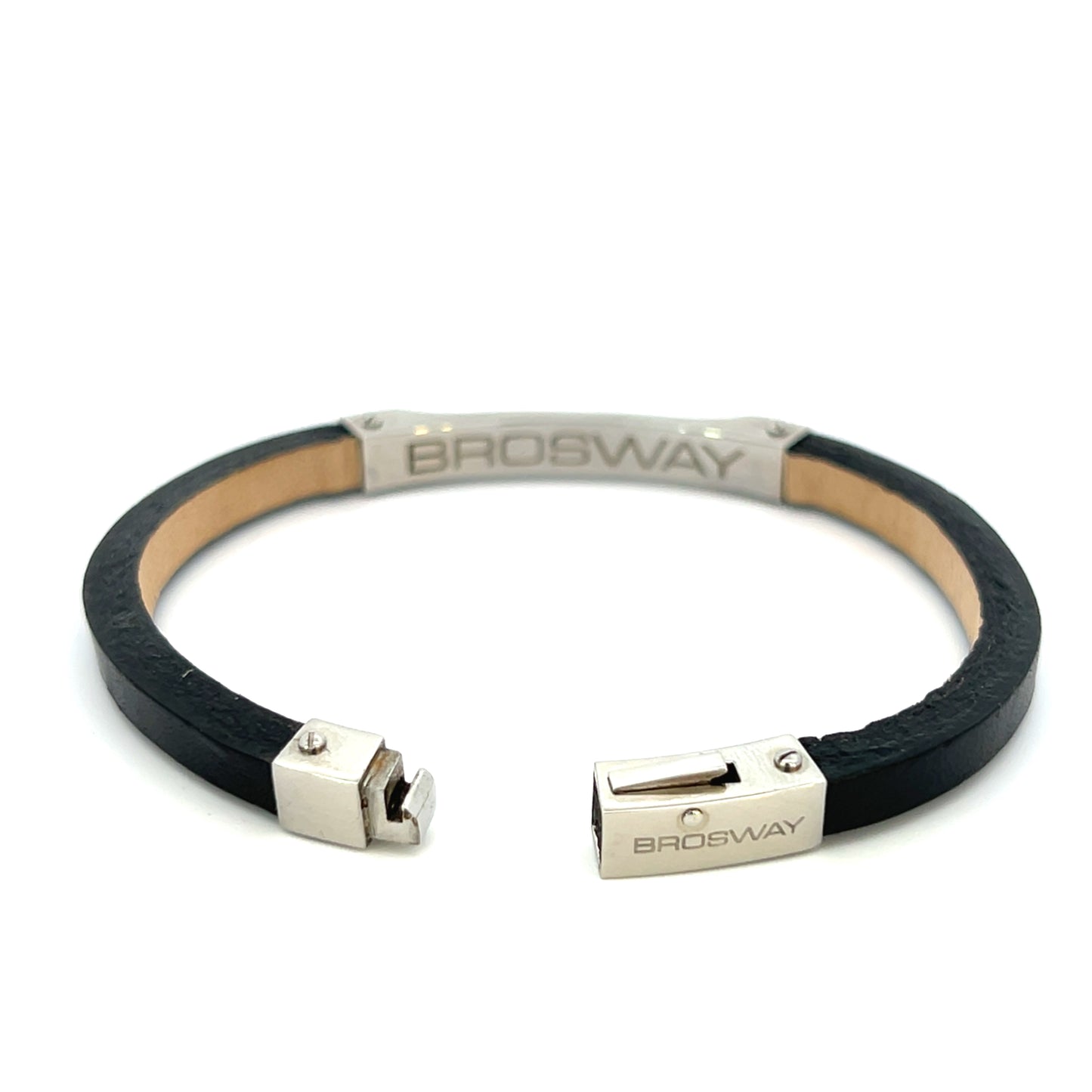 Stainless Steel Leather Bracelet