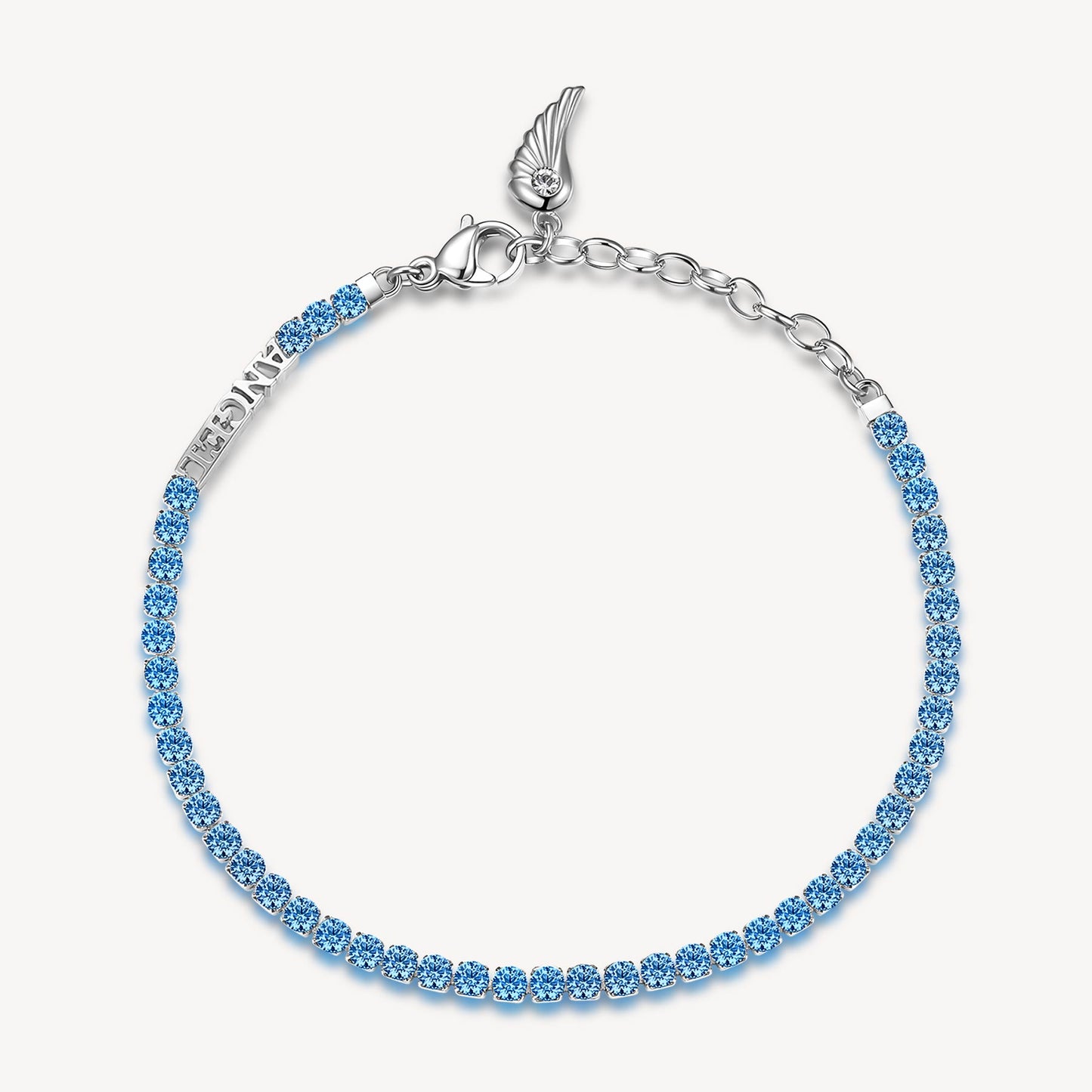 Women's Blue Tennis Bracelet