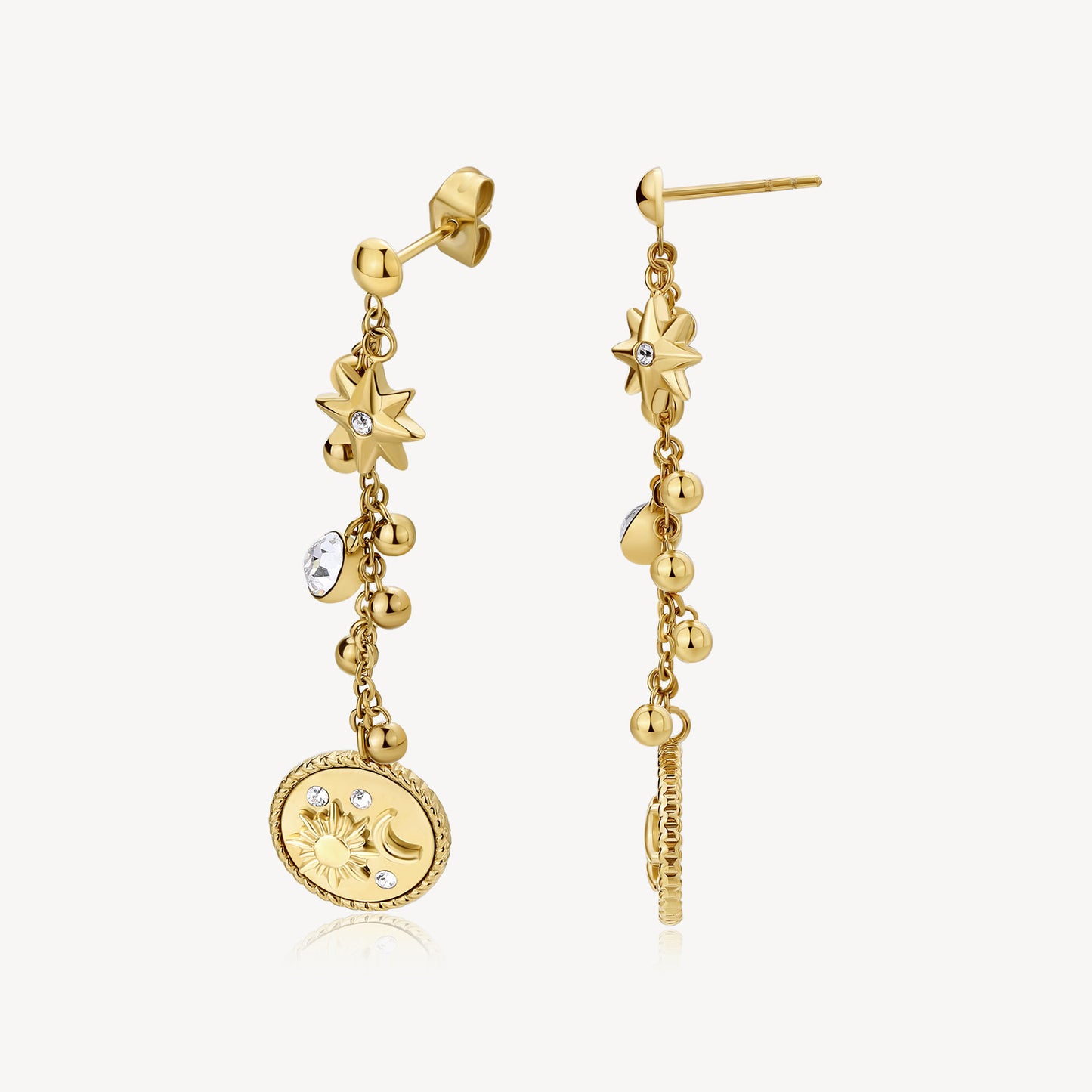 Women's Gold Dangle Earrings