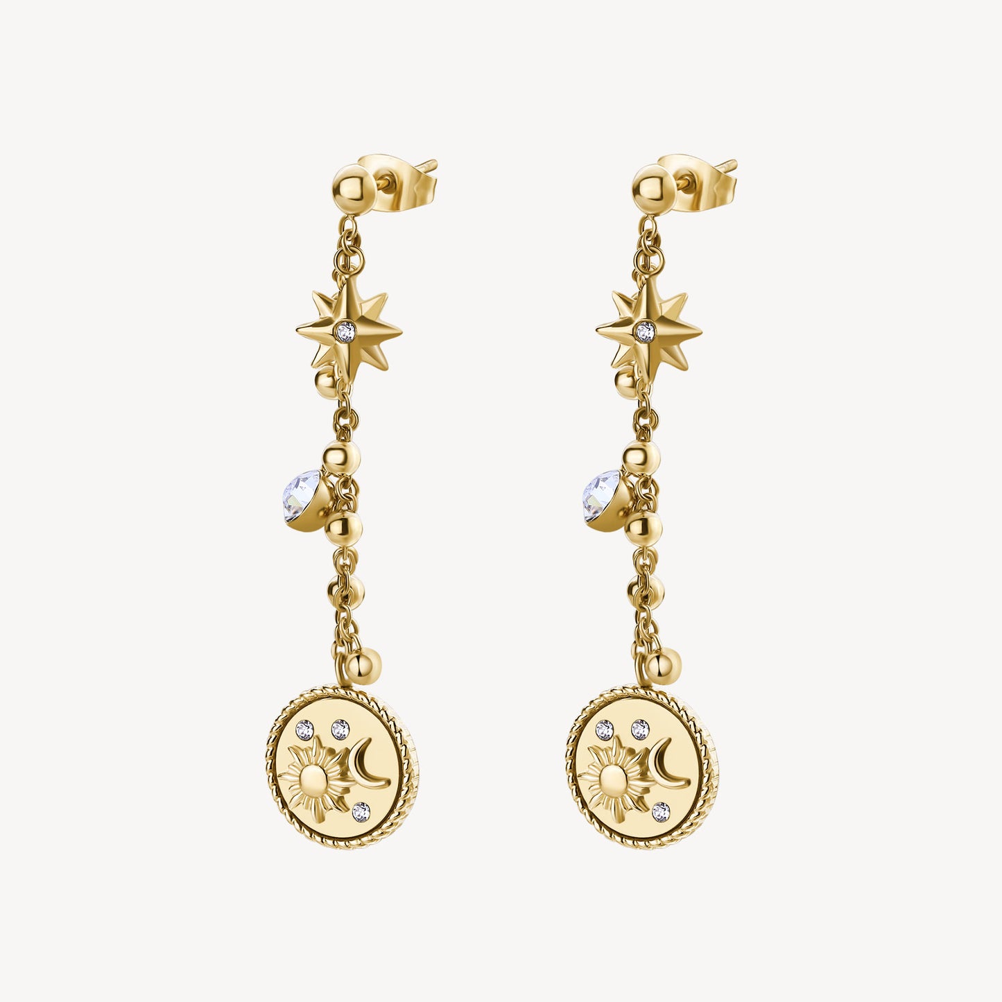 Women's Gold Dangle Earrings