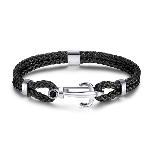 Anchor Stainless Steel Marine Bracelet