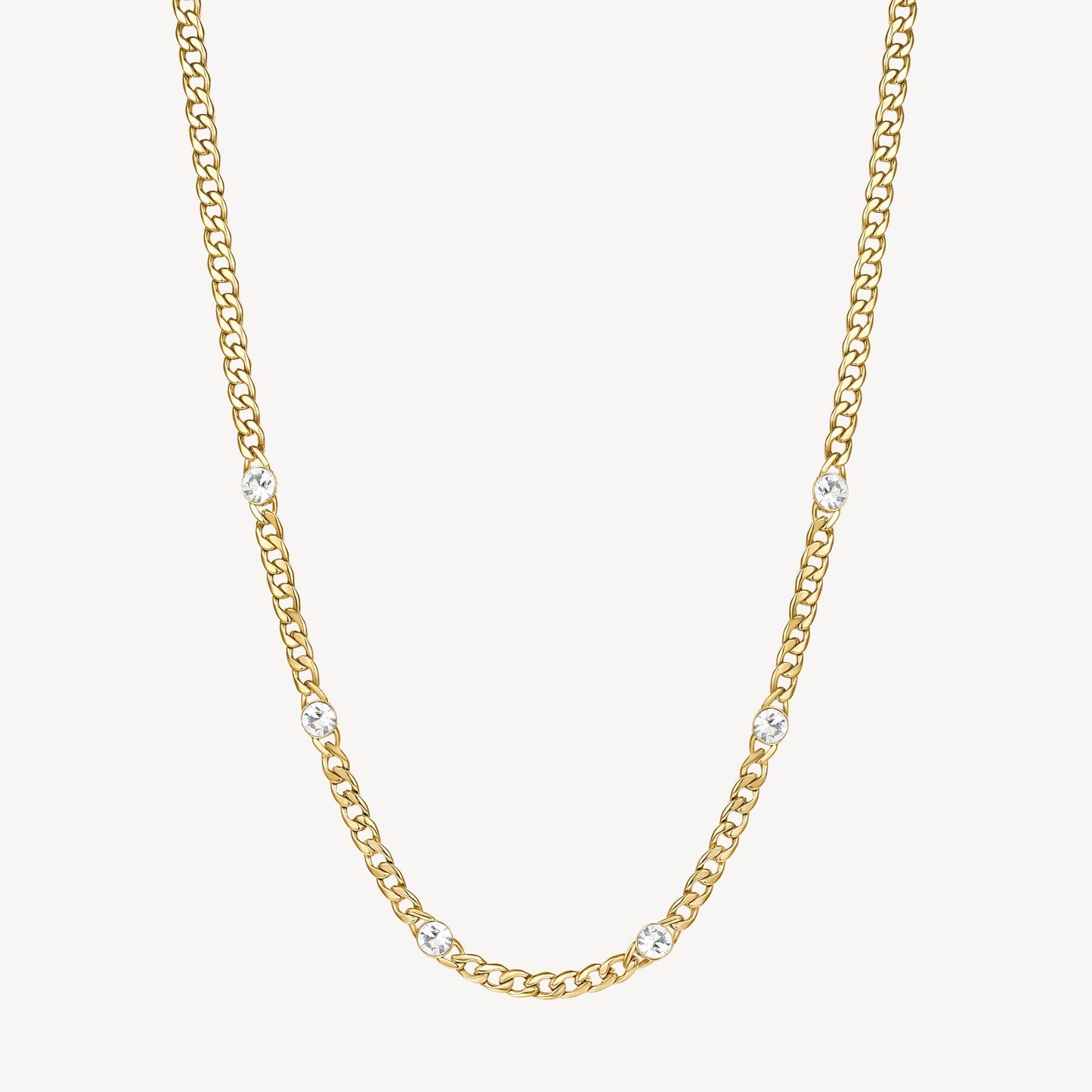 Unisex Gold Cuban Link Necklace