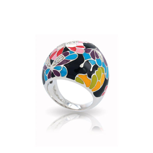 Belle Étoile Silver Ring - Butterfly Kisses Ring