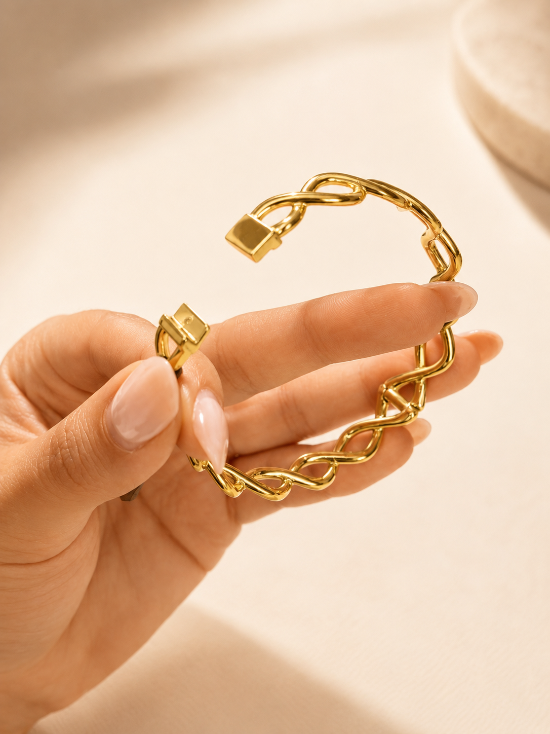 Stainless Steel Infinity Bracelet