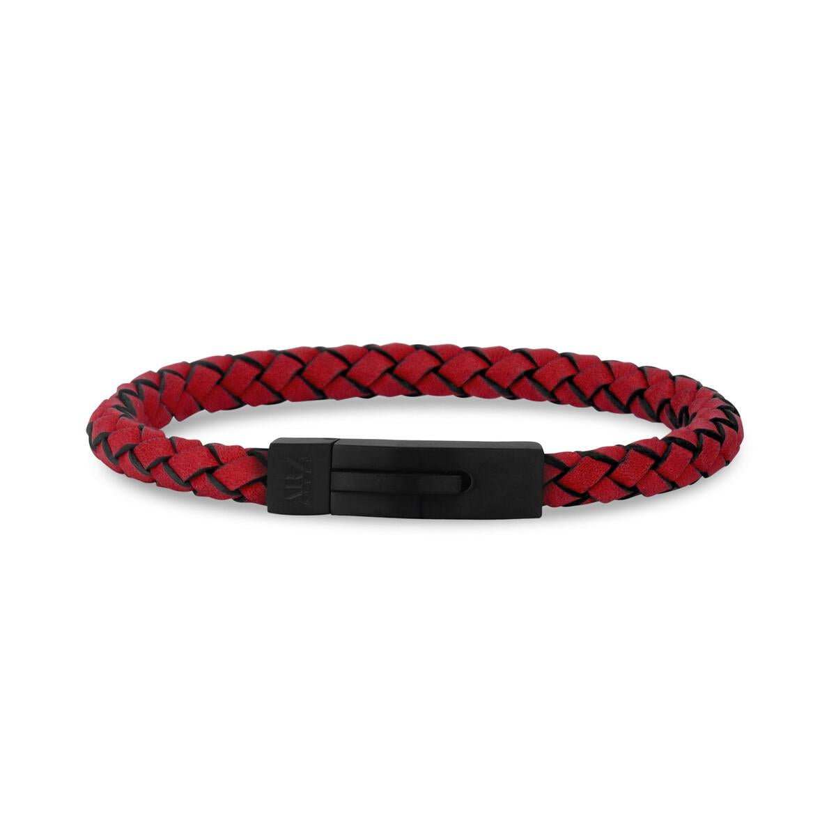 Classic Red Leather Bracelet