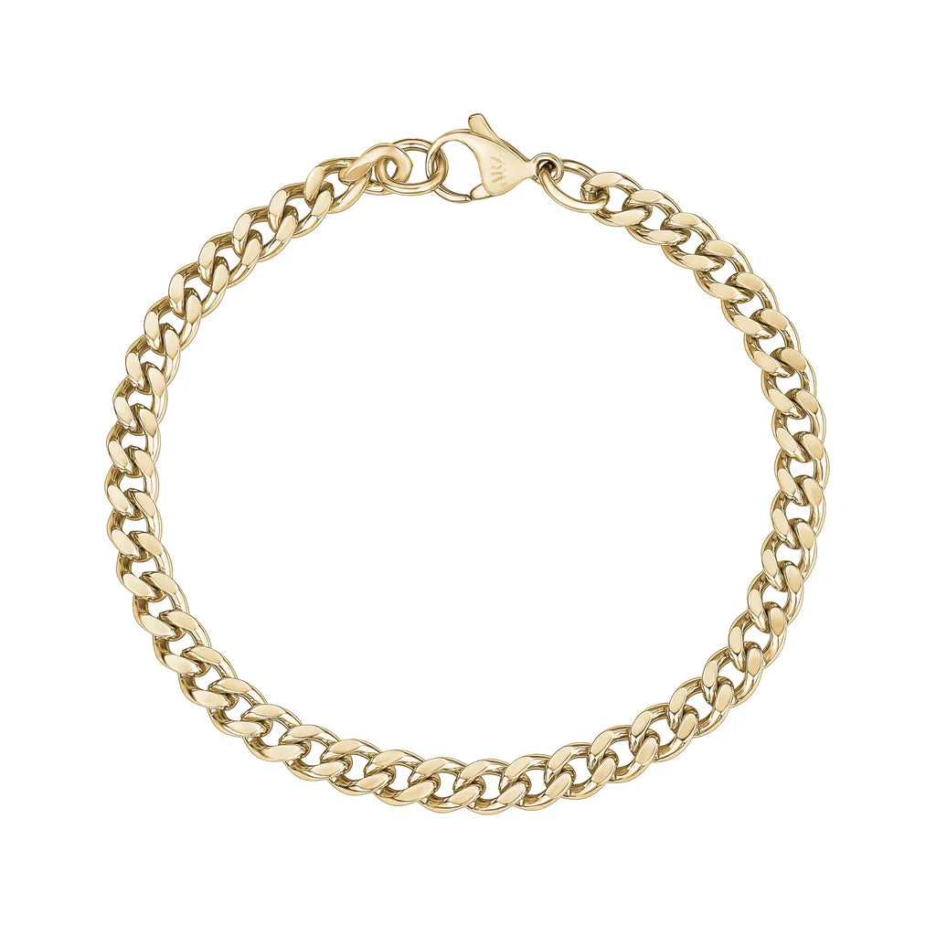 5mm Cuban Link Unisex Stainless Steel Bracelet