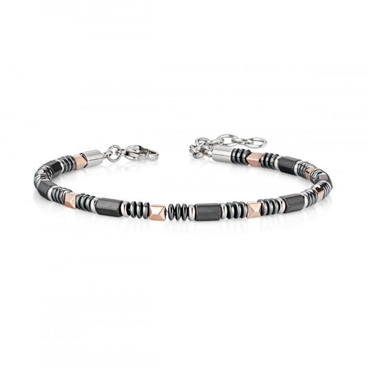 Men's Three Tone Steel Bracelet