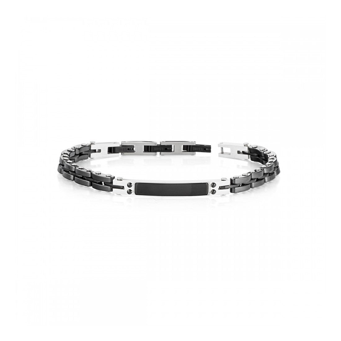 Stainless Steel and Black PVD Bracelet