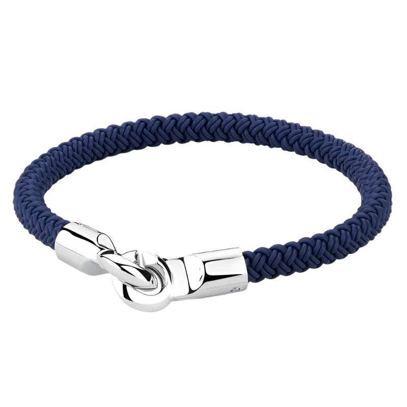 Stainless Steel Rubber Bracelet