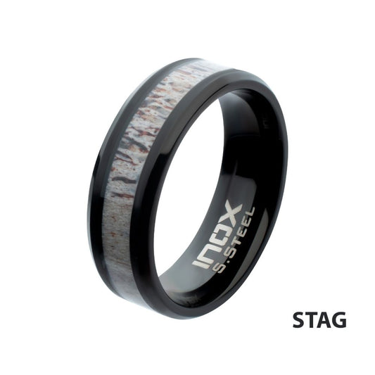 Black Stainless Steel Ring