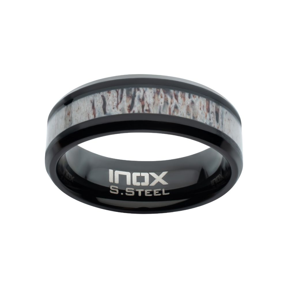 Black Stainless Steel Ring