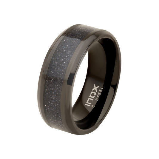 Black Stainless Steel Ring