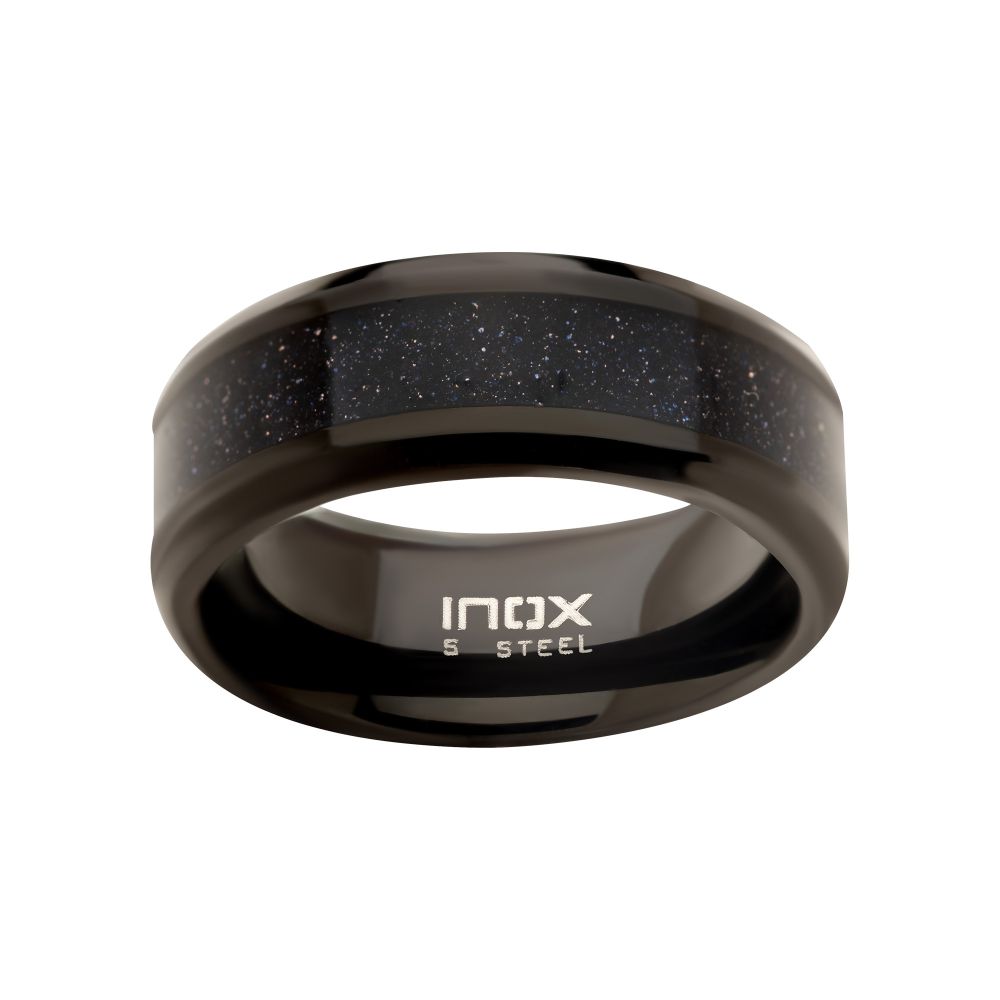 Black Stainless Steel Ring