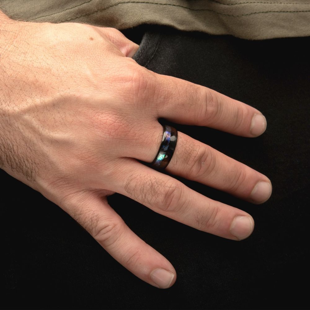 Black Stainless Steel Ring