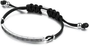 Stainless Steel & Nylon Bracelet