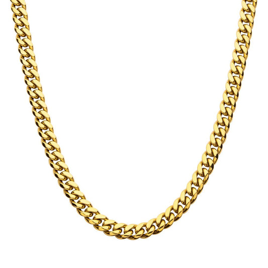 10mm Miami Cuban Stainless Steel Necklace