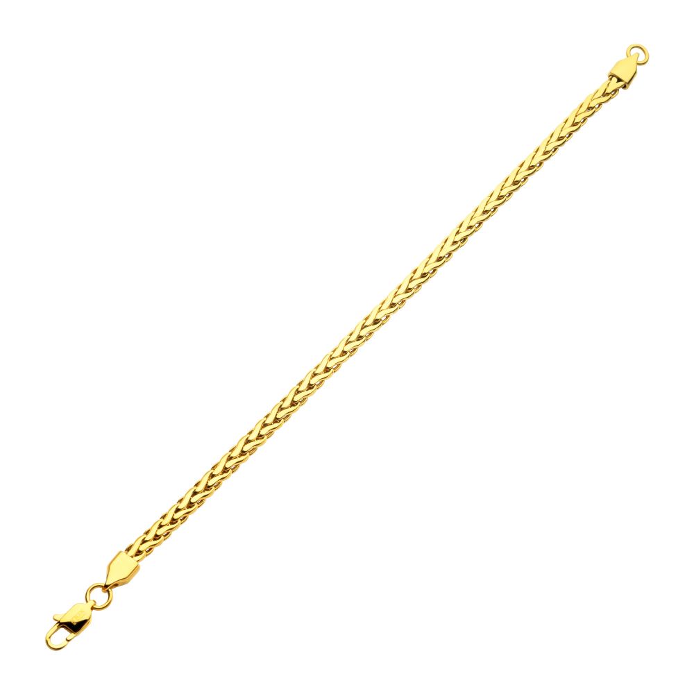 4.5mm Spiga Link Stainless Steel Bracelet