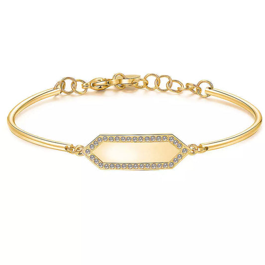 Women's Gold Adjustable Valentino Bangle